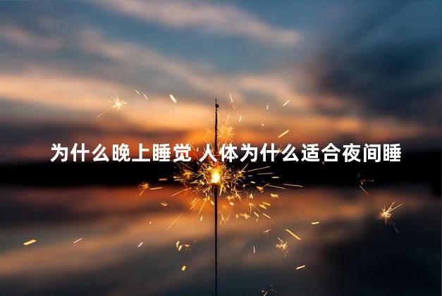 为什么晚上睡觉 人体为什么适合夜间睡觉